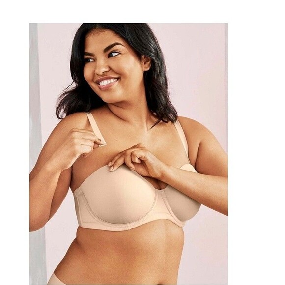 New Wacoal Size 34D Sand 854119 Red Carpet Convertible Strapless Underwire Bra - Picture 3 of 14